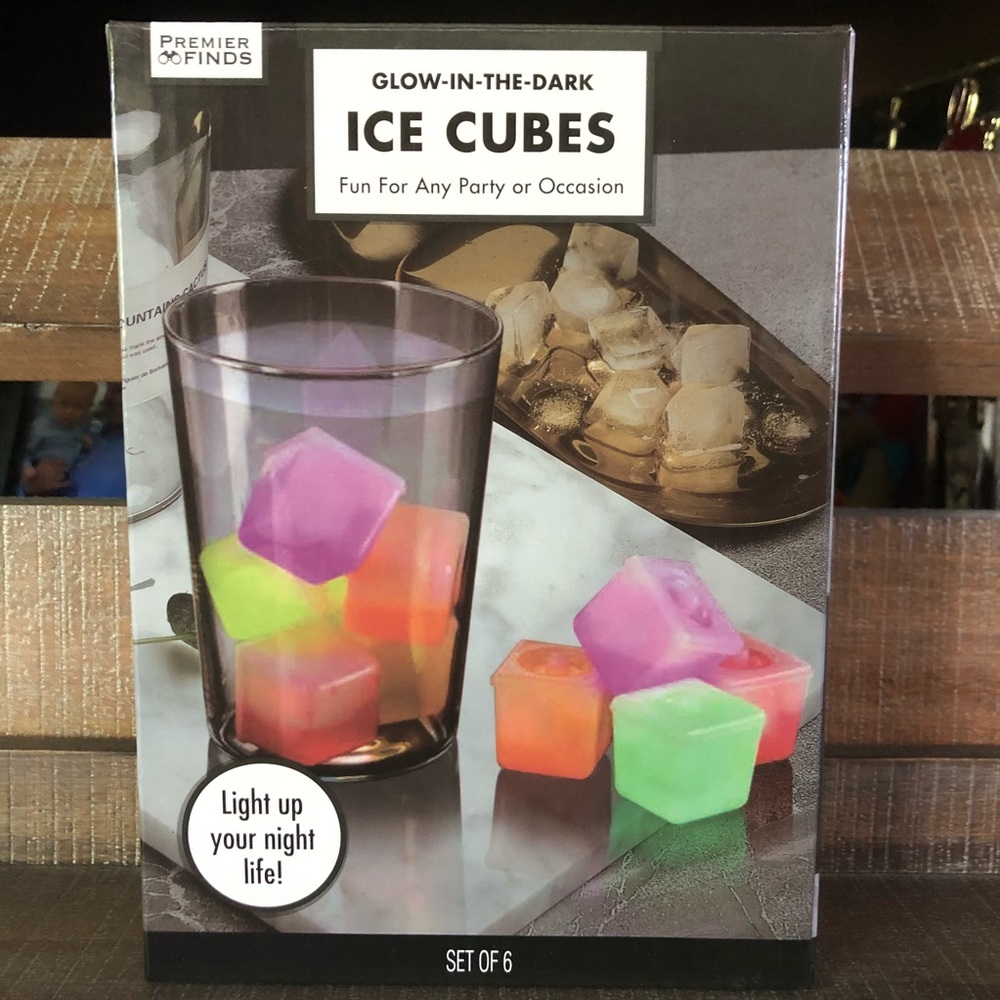 Glow In The Dark Ice Cubes